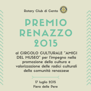 Premio Renazzo 2015